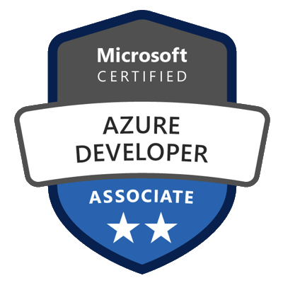 Azure Certified Developer badge